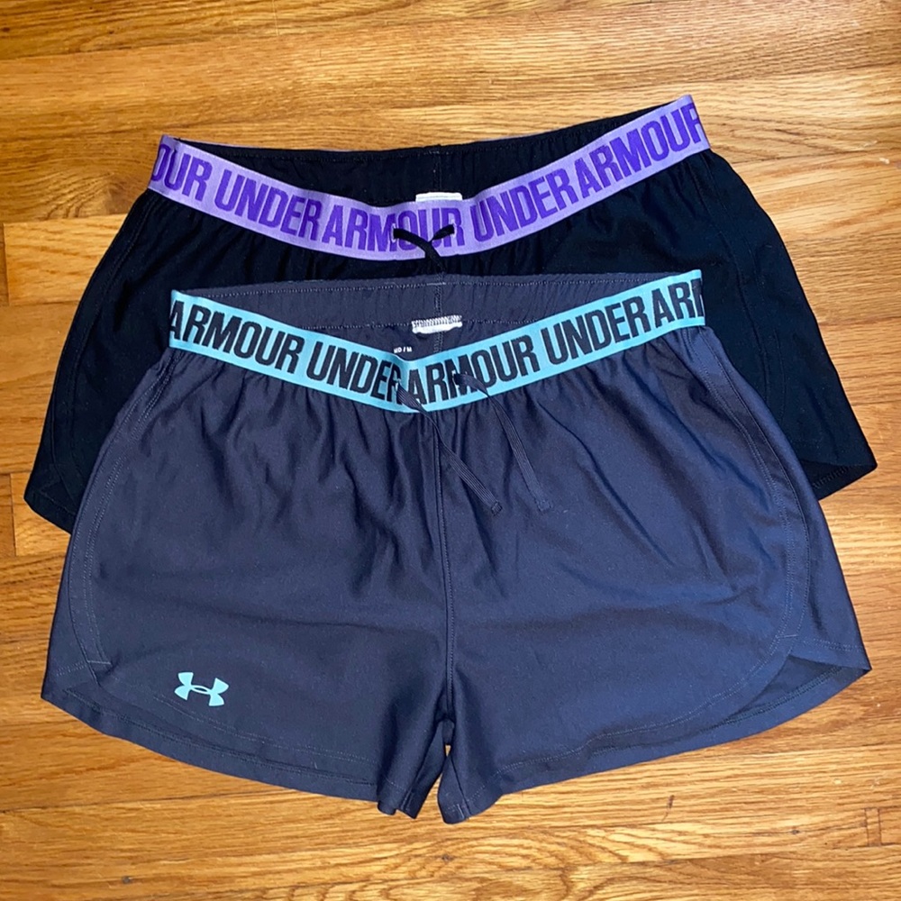 Under armour athletic shorts bundle size medium